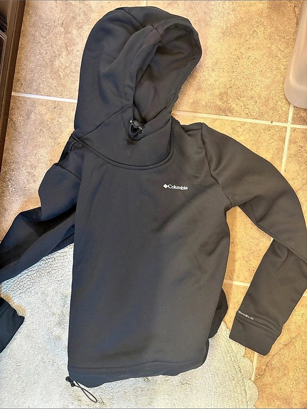 Columbia Black Hooded Jacket